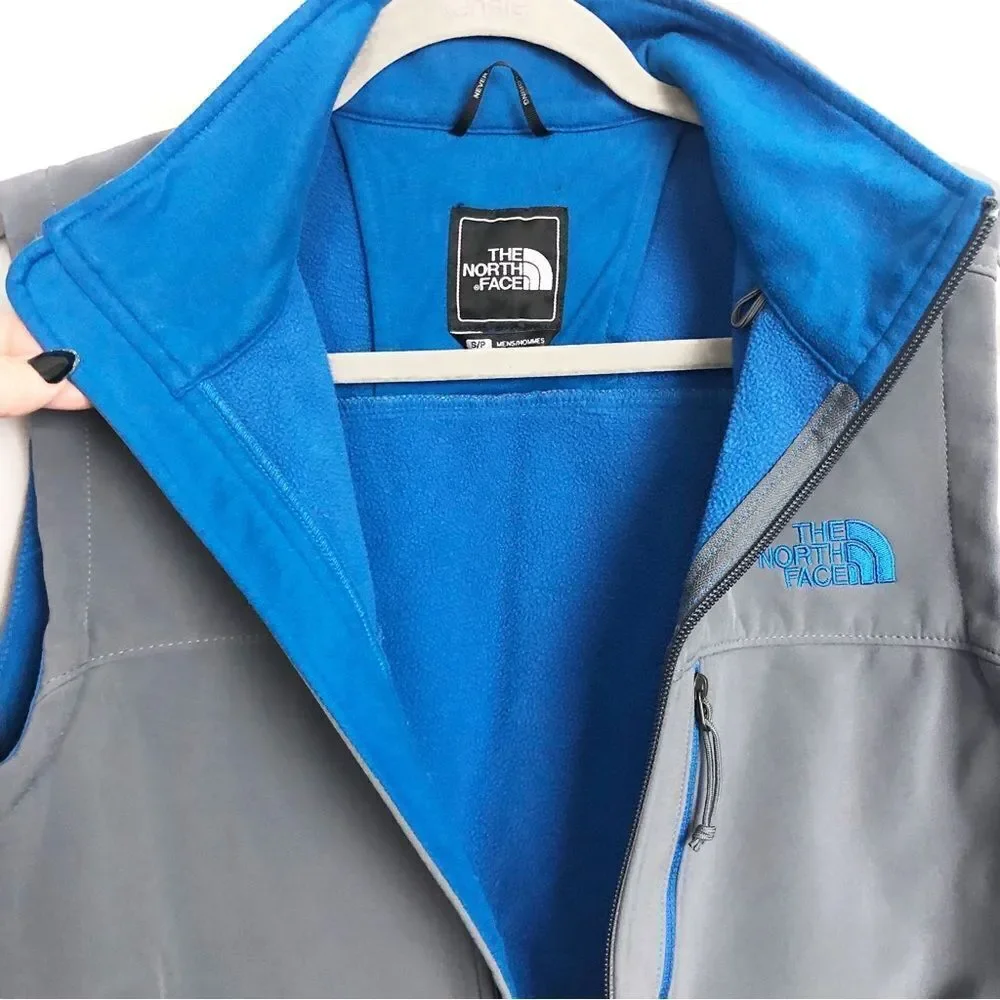 THE NORTH FACE | Apex Bionic Zip Front Vest Gray & Turquoise Men’s Size Small